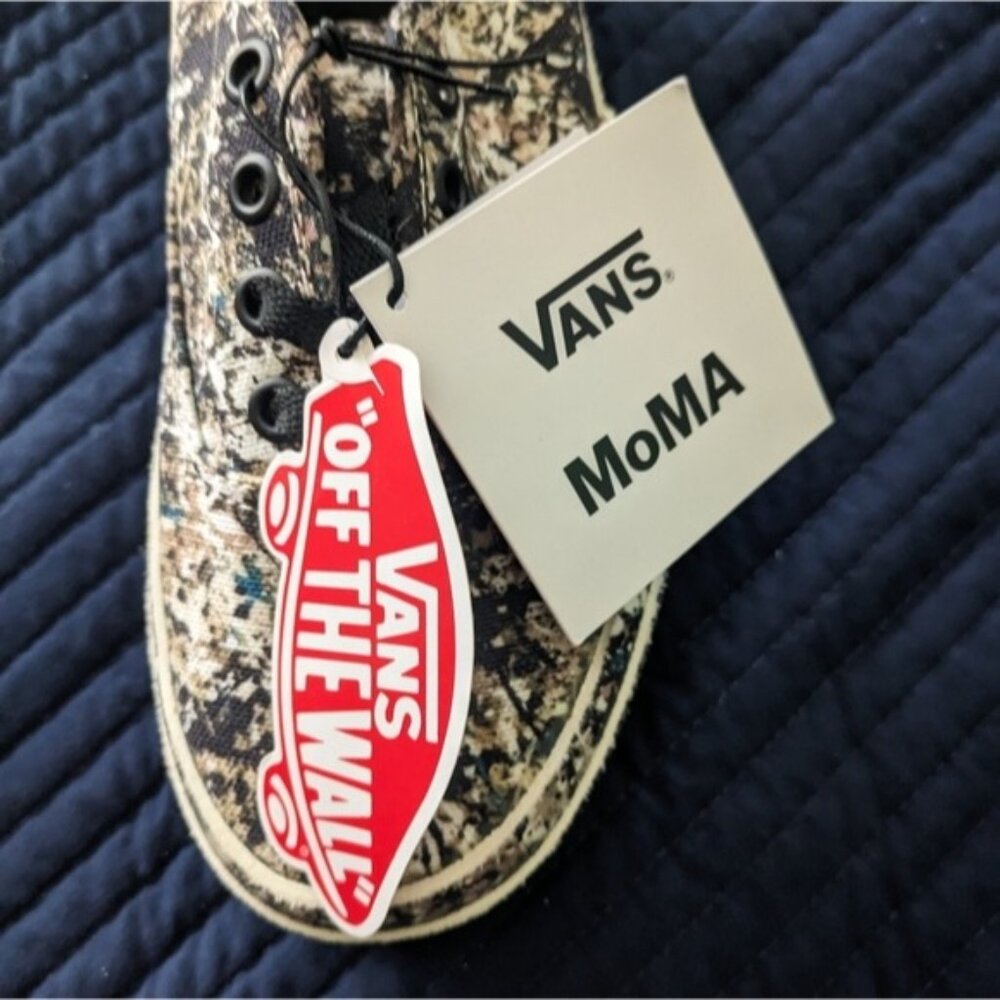 Vans Authentic Moma Jackson Pollock Women  Skate Shoes Camo Gf 112025 - Picture 6 of 11